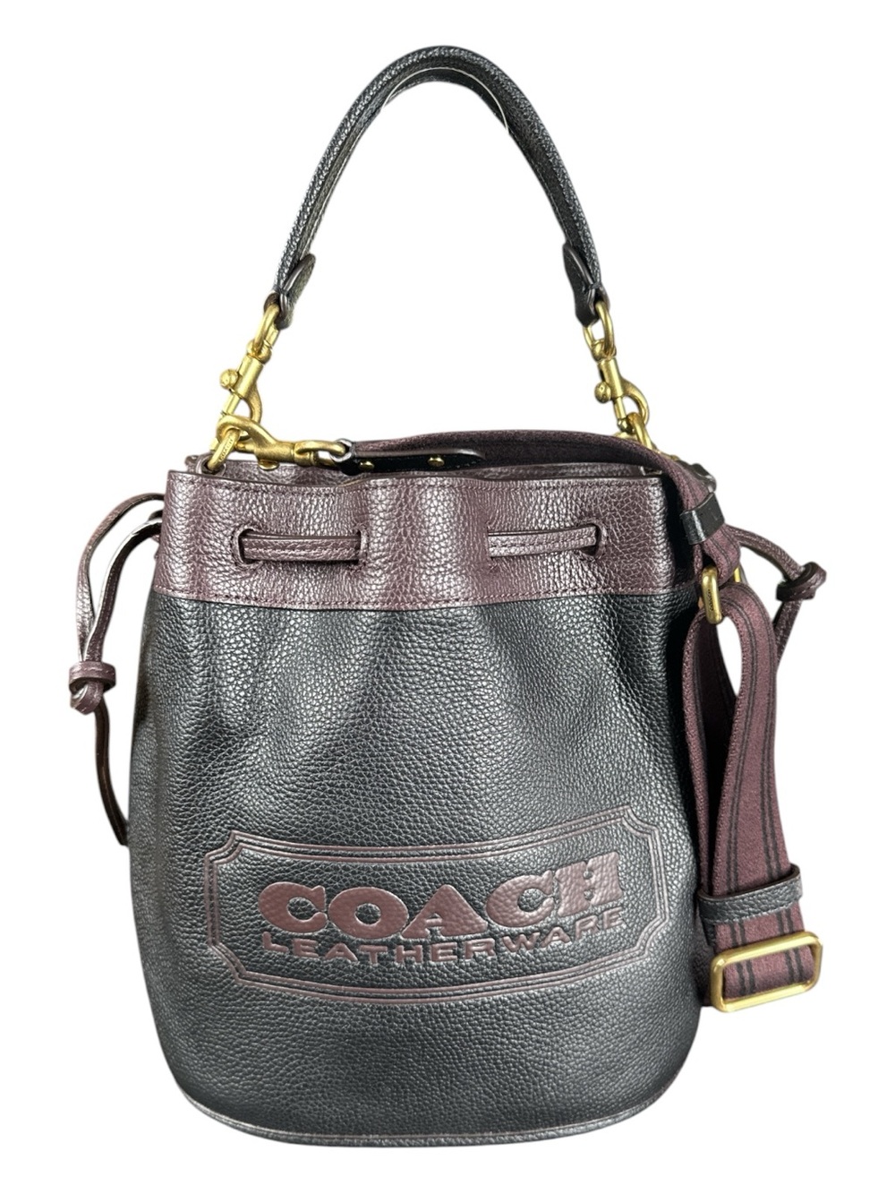COACH Field Bucket Bag in Colorblock Leather